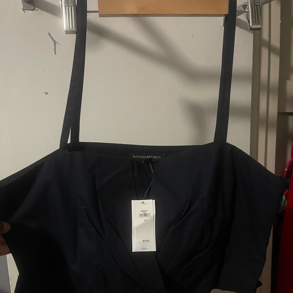 Banana Republic Deep Blue Strappy Dress